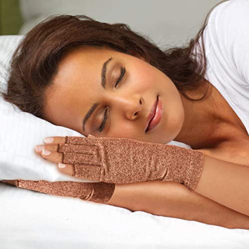 Arthritis Gloves Women Men, Carpal Tunnel, Rheumatoid, Tendonitis, Fingerless Hand Thumb Compression Gloves