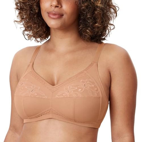 Women's Mastectomy Pockets Wireless Post-Surgery Plus Size cotton Sleep bralette Bra