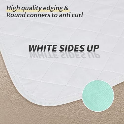 Incontinence Waterproof Mattress Pads for Elderly & Adults, Bed Pads Washable Waterproof for Kids, Waterproof Mattress Protectors for Bed