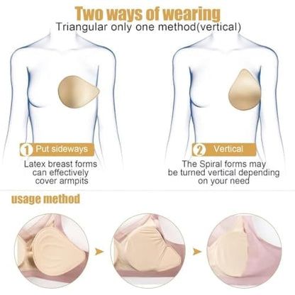 Latex Foam Mastectomy Breast Prosthesis Breast Forms Lightweight Ventilation Used Women Pocket Post-Surgery Bra