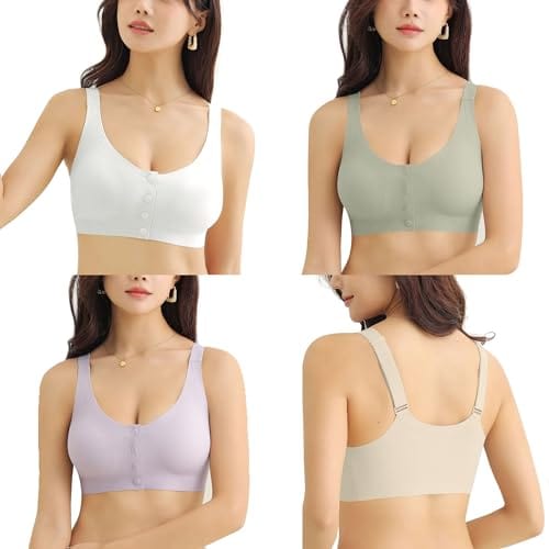 Everyday Mastectomy Bra for Women Breast Prosthesis Summer Seamless Thin