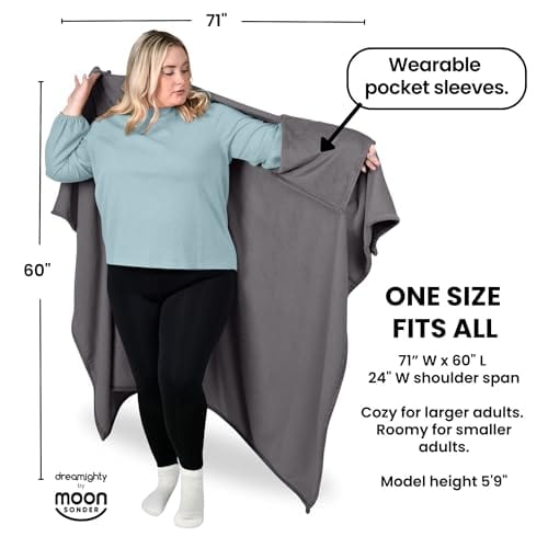 Wearable Blanket Women and Men - Cozy Wearable Blanket Adult