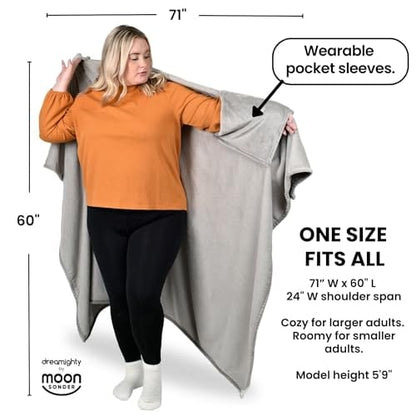 Wearable Blanket Women and Men - Cozy Wearable Blanket Adult