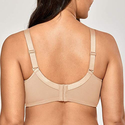 Women's Mastectomy Pockets Wireless Post-Surgery Plus Size cotton Sleep bralette Bra