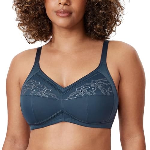 Women's Mastectomy Pockets Wireless Post-Surgery Plus Size cotton Sleep bralette Bra