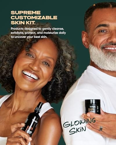 Buttah Skin Supreme Kit for Melanin Rich Skin  Coco Shea Revitalizing Cream 2 oz  Vitamin C Serum 1 oz Cleanser 3.4 oz  Rosewater Toner 3.4 oz  Black Owned Skincare