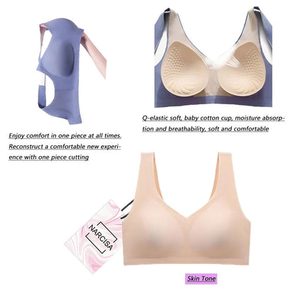 seamless mastectomy bra for women's breast prosthesis formation artificial breast pocket bra