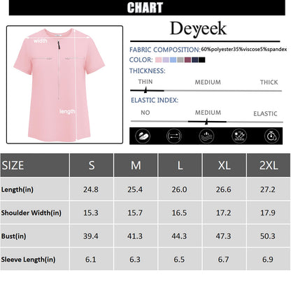 Deyeek Chemo Shirts for Port Access Women 2 Side Snap Shoulder Surgery Shirts Rotator Cuff Dialysis Recovery Shirts