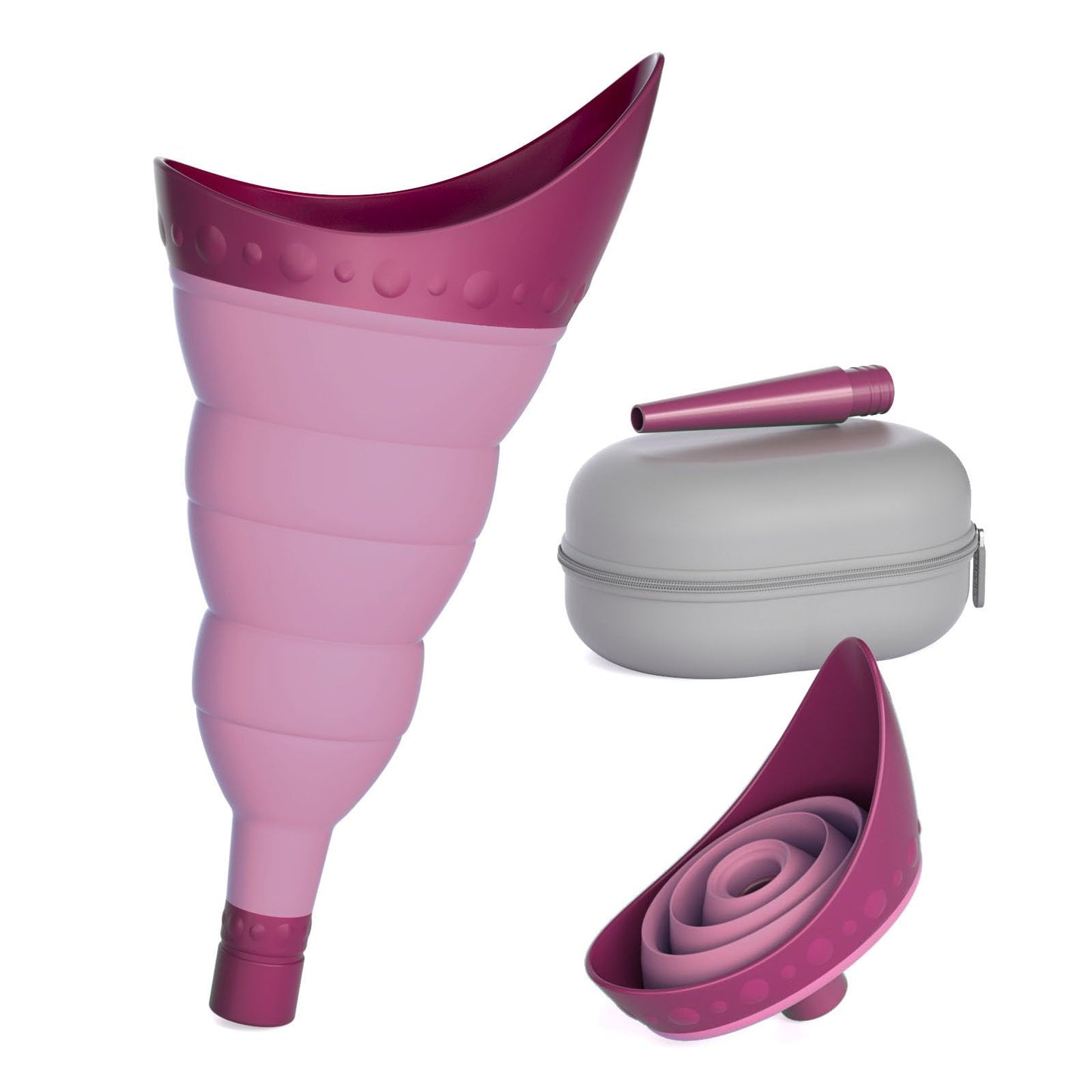 TRIPTIPS Pee Conch Foldable Female Urinal Device Portable (Stan to Urinate)