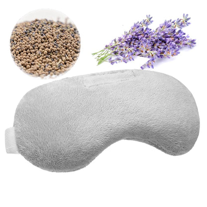 Lavender Eye Mask, Aromatherapy Weighted Eye Mask for Dry Eyes, Sleep Mask for Men Women, Hot & Cold Therapy Eye Cover for Compression Pain Relief