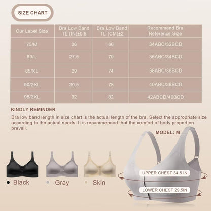 Seamless front closure mastectomy bra surgical bra Pocket Breast Prosthesis Breast forms Bralette Daily Bra