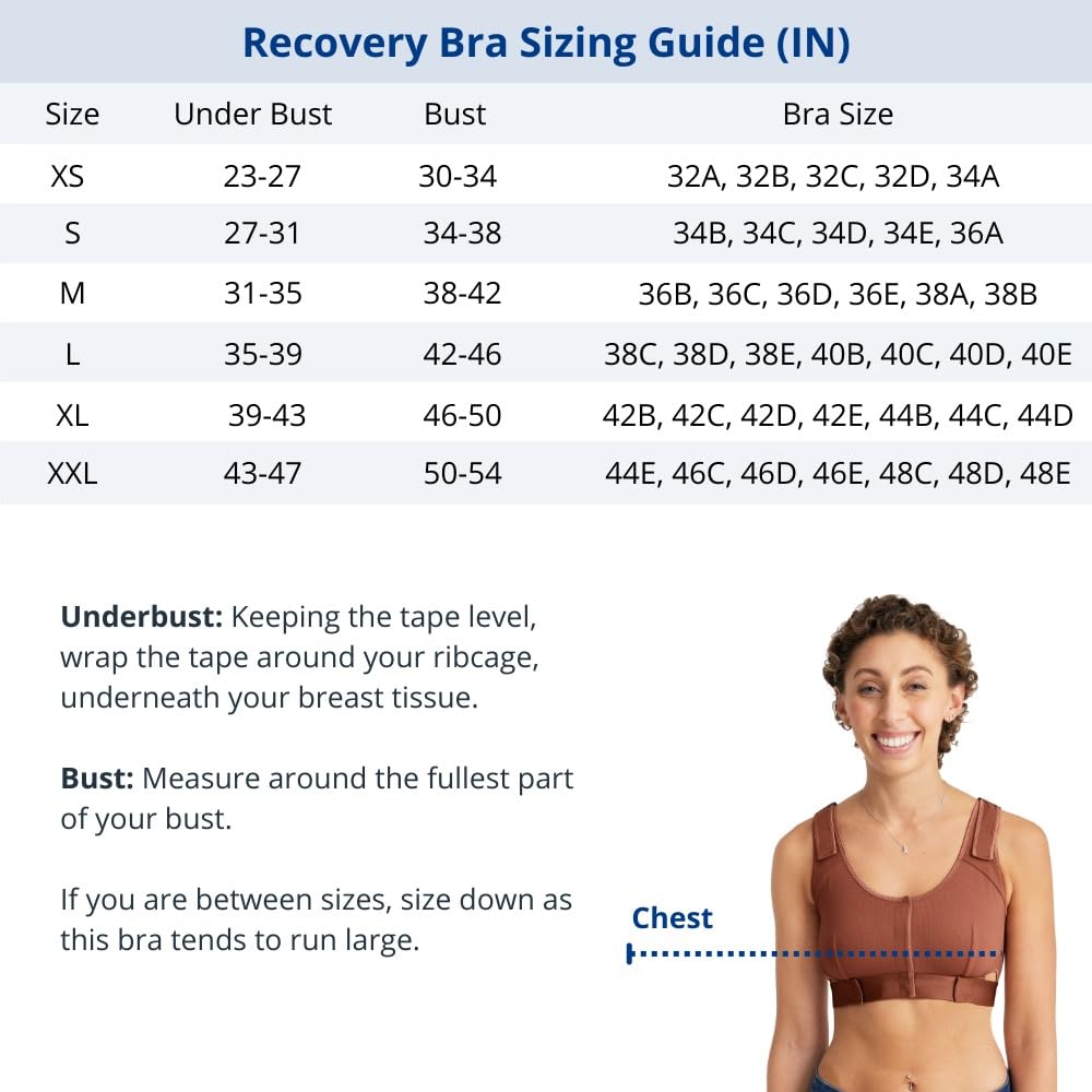 Post Surgery Recovery Bra for Post Mastectomy, Reconstruction