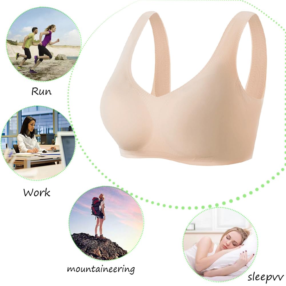 seamless mastectomy bra for women's breast prosthesis formation artificial breast pocket bra