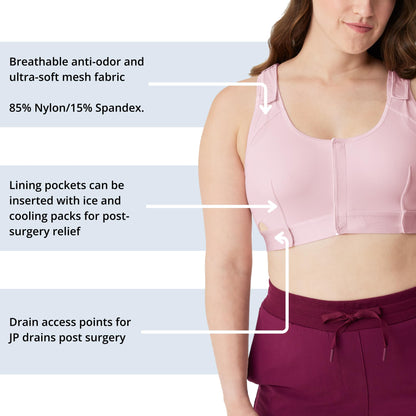 Post Surgery Recovery Bra for Post Mastectomy, Reconstruction