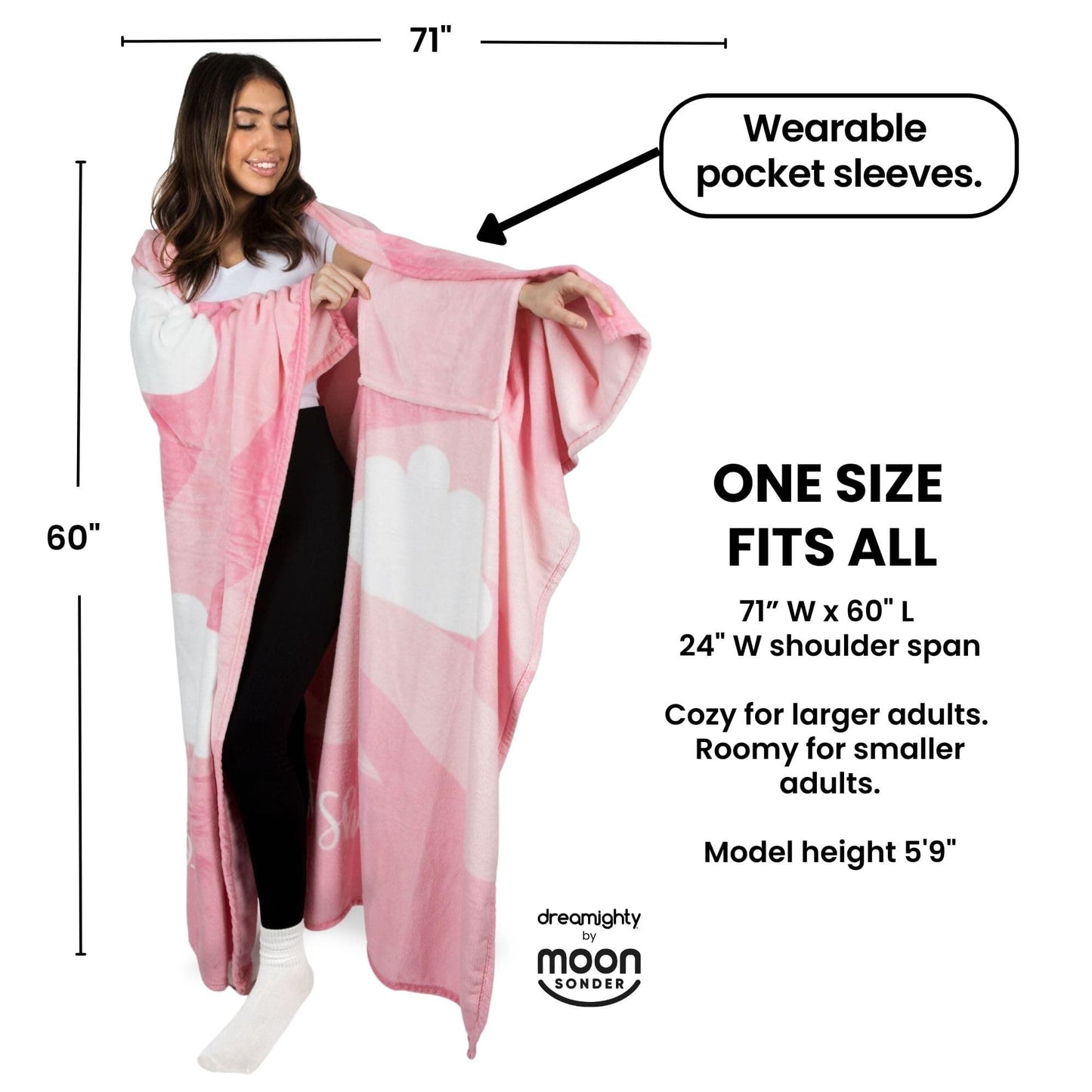 Wearable Blanket Women and Men - Cozy Wearable Blanket Adult