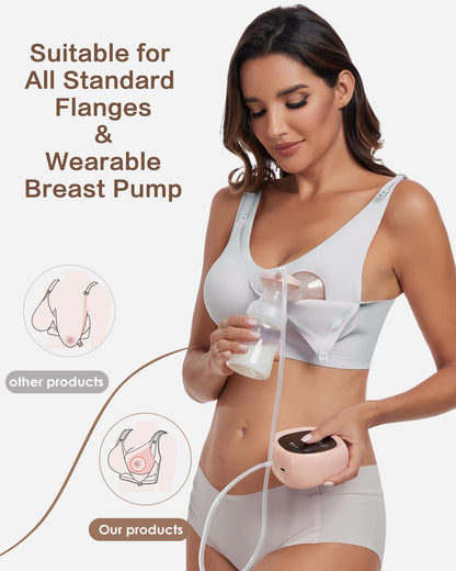 Nursing Bras for Breastfeeding Wireless Maternity Bra Soft Support Pregnancy Sleep Bra for Women