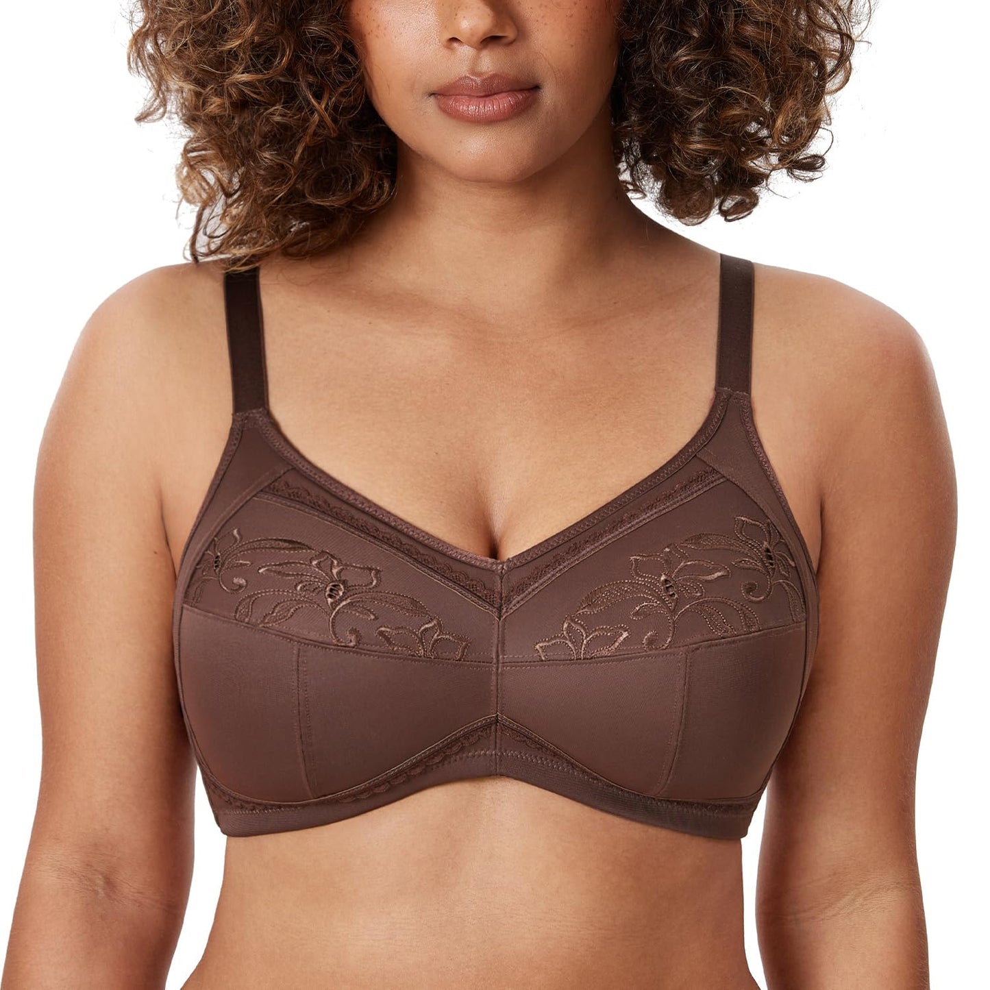 Women's Mastectomy Pockets Wireless Post-Surgery Plus Size cotton Sleep bralette Bra