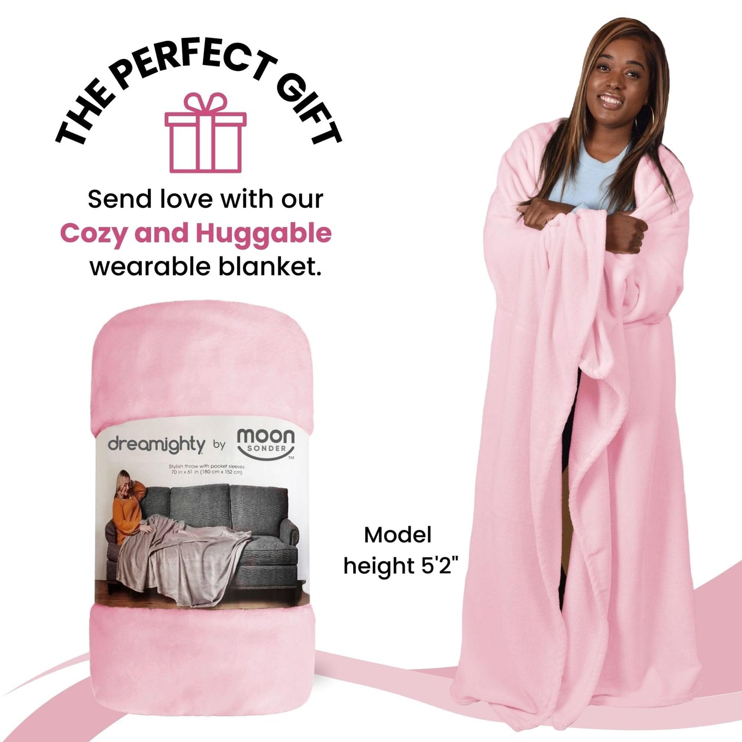 Wearable Blanket Women and Men - Cozy Wearable Blanket Adult