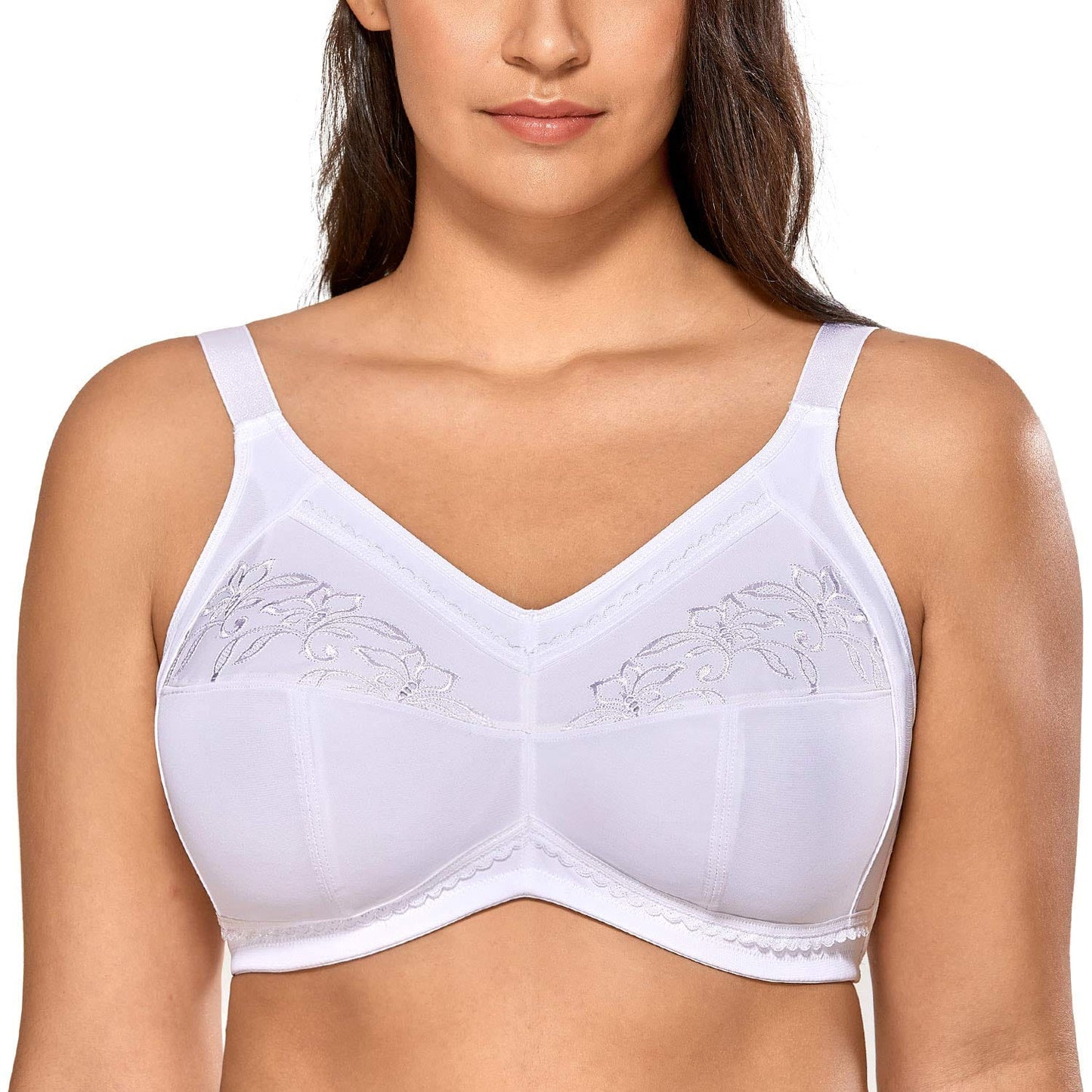 Women's Mastectomy Pockets Wireless Post-Surgery Plus Size cotton Sleep bralette Bra