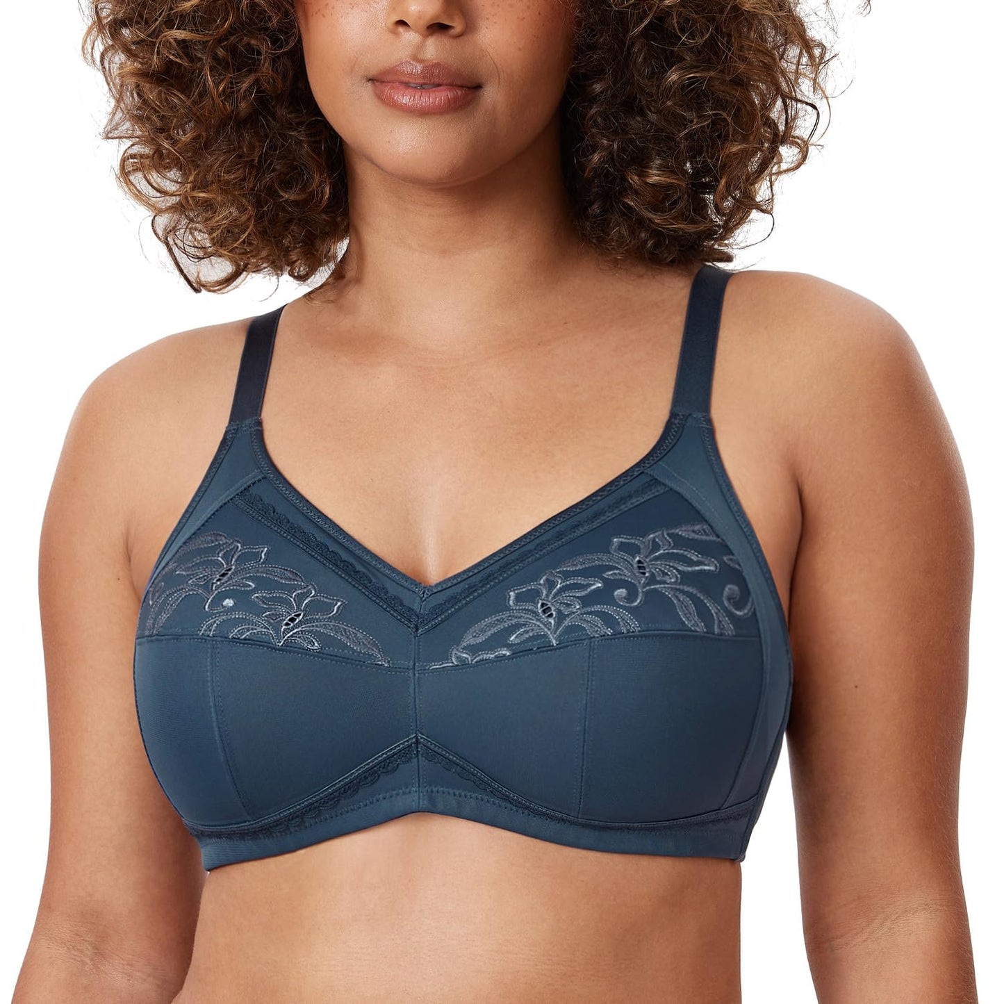 Women's Mastectomy Pockets Wireless Post-Surgery Plus Size cotton Sleep bralette Bra