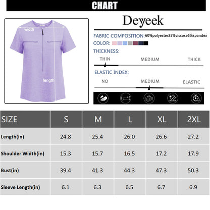 Deyeek Chemo Shirts for Port Access Women 2 Side Snap Shoulder Surgery Shirts Rotator Cuff Dialysis Recovery Shirts