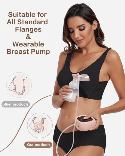 Nursing Bras for Breastfeeding Wireless Maternity Bra Soft Support Pregnancy Sleep Bra for Women