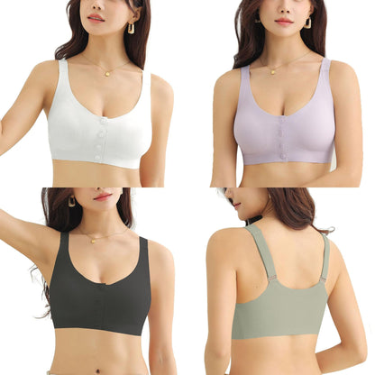 Everyday Mastectomy Bra for Women Breast Prosthesis Summer Seamless Thin