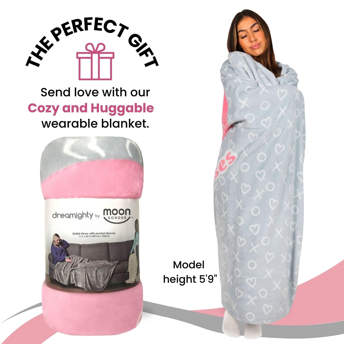 Wearable Blanket Women and Men - Cozy Wearable Blanket Adult