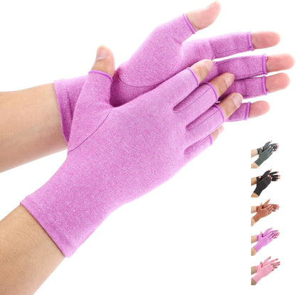 Arthritis Gloves Women Men, Carpal Tunnel, Rheumatoid, Tendonitis, Fingerless Hand Thumb Compression Gloves