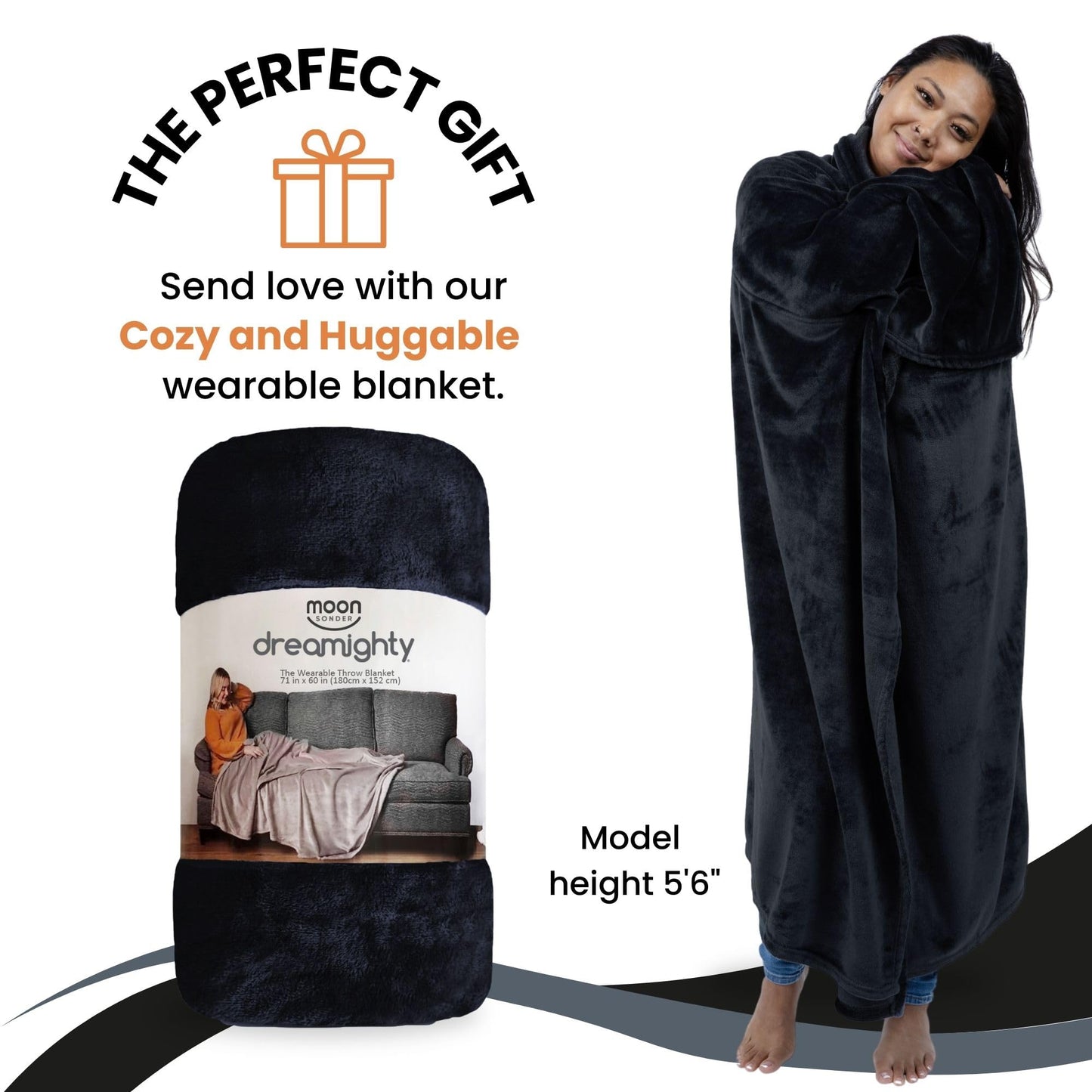 Wearable Blanket Women and Men - Cozy Wearable Blanket Adult