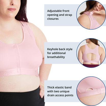 Post Surgery Recovery Bra for Post Mastectomy, Reconstruction