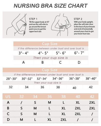 Nursing Bras for Breastfeeding Wireless Maternity Bra Soft Support Pregnancy Sleep Bra for Women