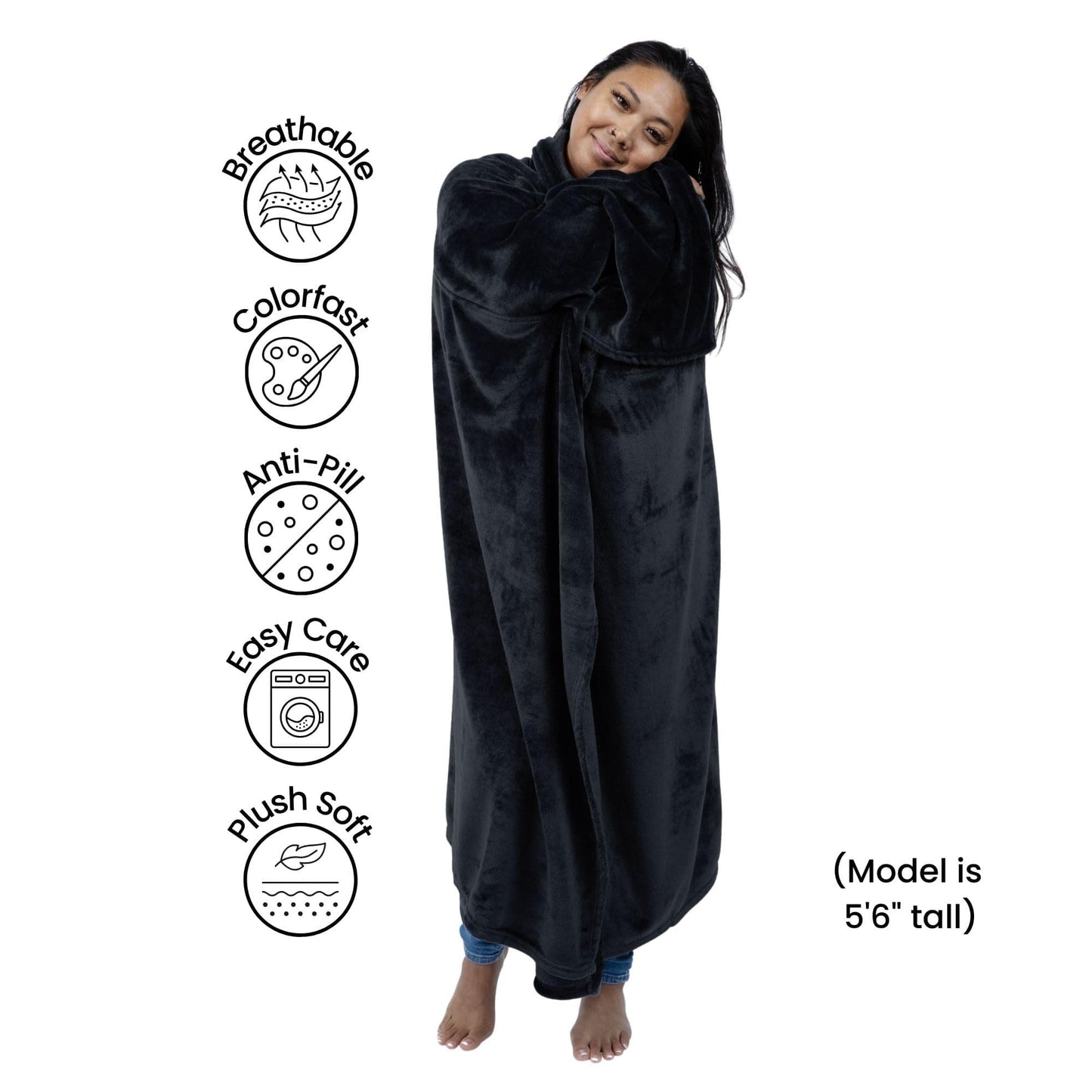 Wearable Blanket Women and Men - Cozy Wearable Blanket Adult