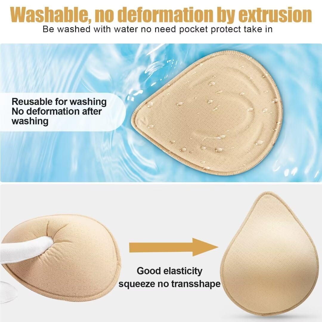 Latex Foam Mastectomy Breast Prosthesis Breast Forms Lightweight Ventilation Used Women Pocket Post-Surgery Bra