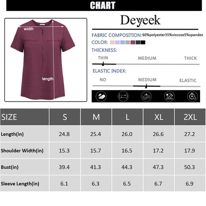 Deyeek Chemo Shirts for Port Access Women 2 Side Snap Shoulder Surgery Shirts Rotator Cuff Dialysis Recovery Shirts