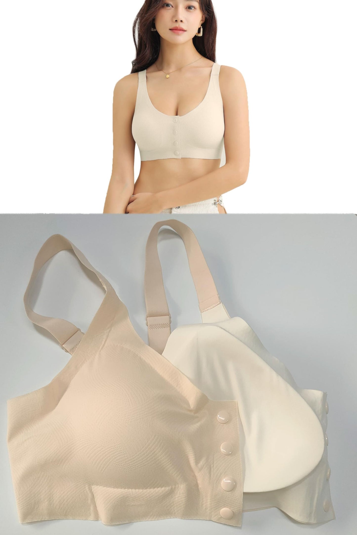 Everyday Mastectomy Bra for Women Breast Prosthesis Summer Seamless Thin