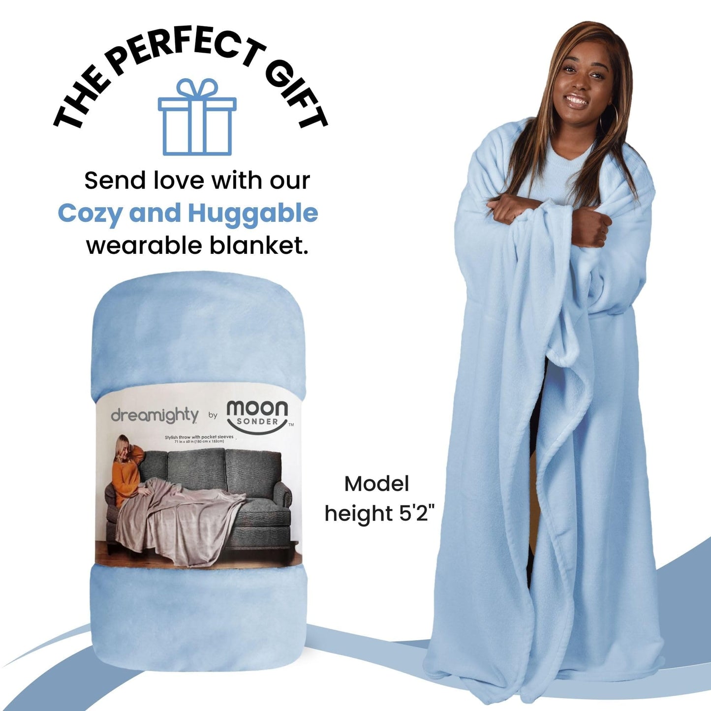 Wearable Blanket Women and Men - Cozy Wearable Blanket Adult