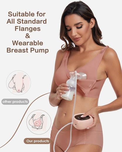 Nursing Bras for Breastfeeding Wireless Maternity Bra Soft Support Pregnancy Sleep Bra for Women