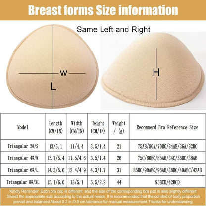 Latex Foam Mastectomy Breast Prosthesis Breast Forms Lightweight Ventilation Used Women Pocket Post-Surgery Bra