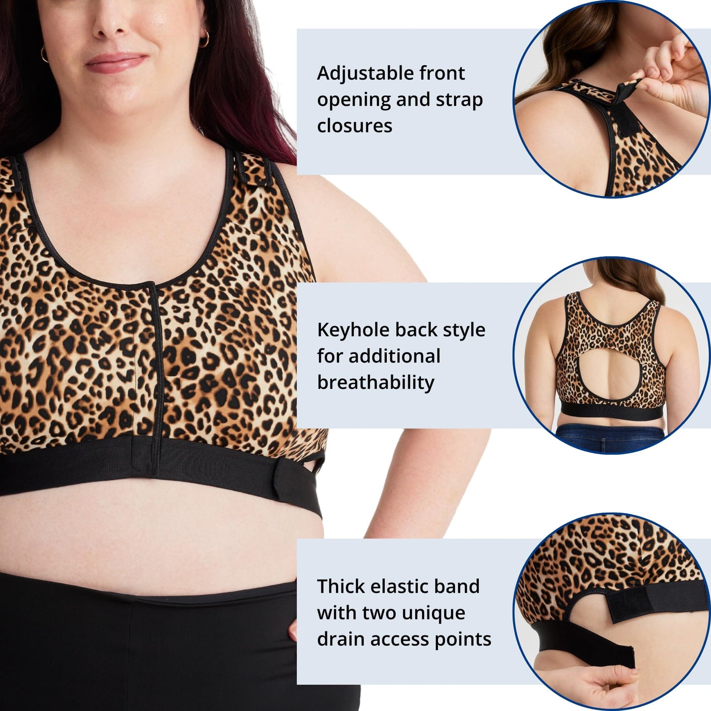 Post Surgery Recovery Bra for Post Mastectomy, Reconstruction