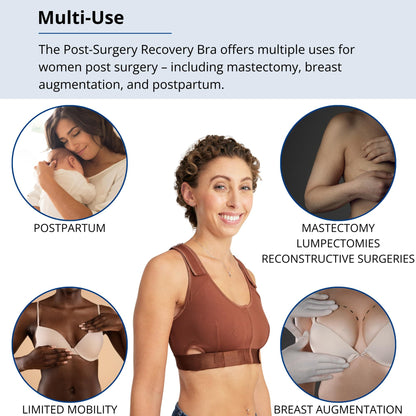 Post Surgery Recovery Bra for Post Mastectomy, Reconstruction