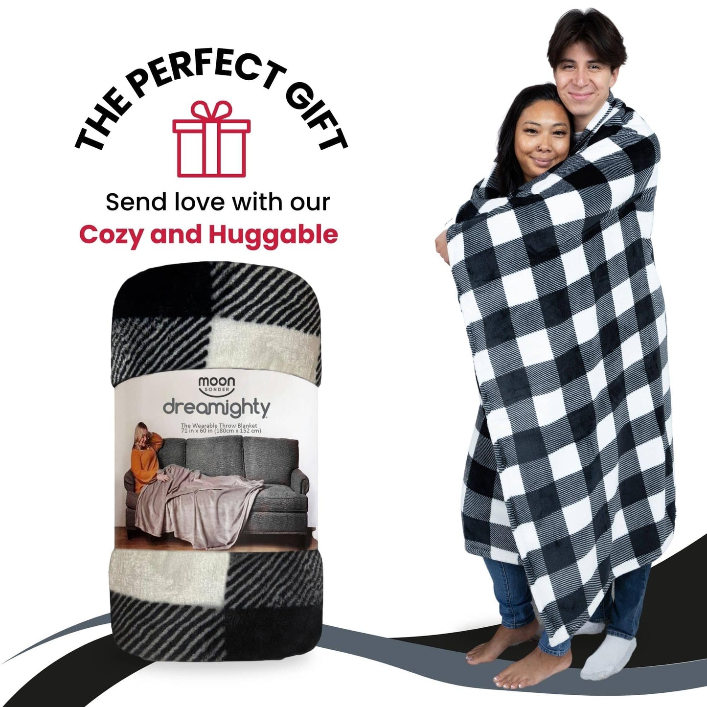 Wearable Blanket Women and Men - Cozy Wearable Blanket Adult