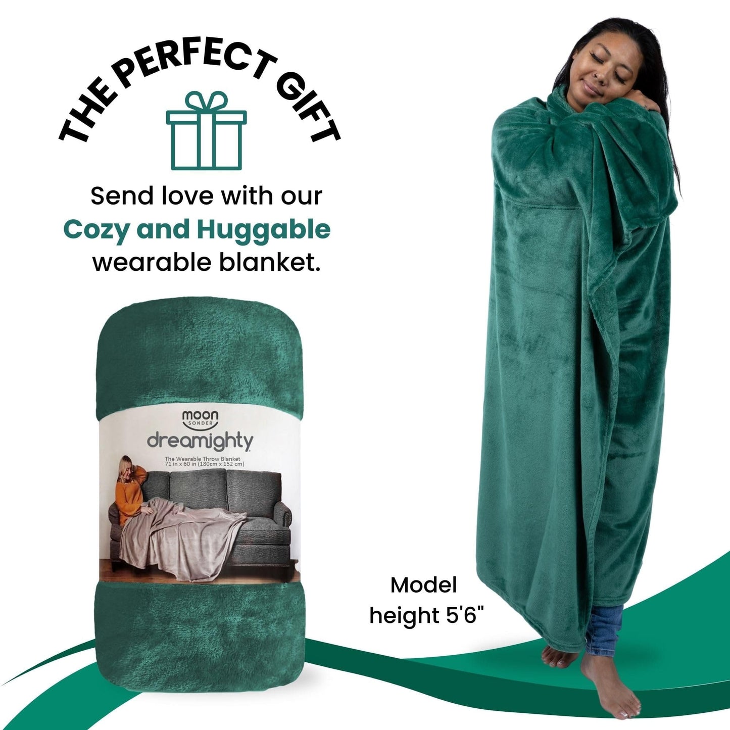 Wearable Blanket Women and Men - Cozy Wearable Blanket Adult