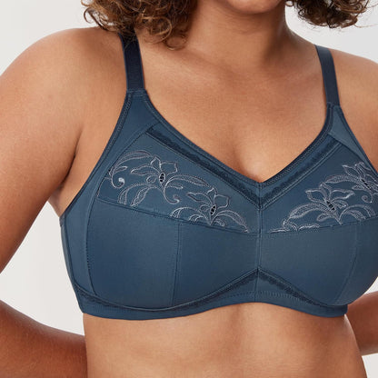 Women's Mastectomy Pockets Wireless Post-Surgery Plus Size cotton Sleep bralette Bra