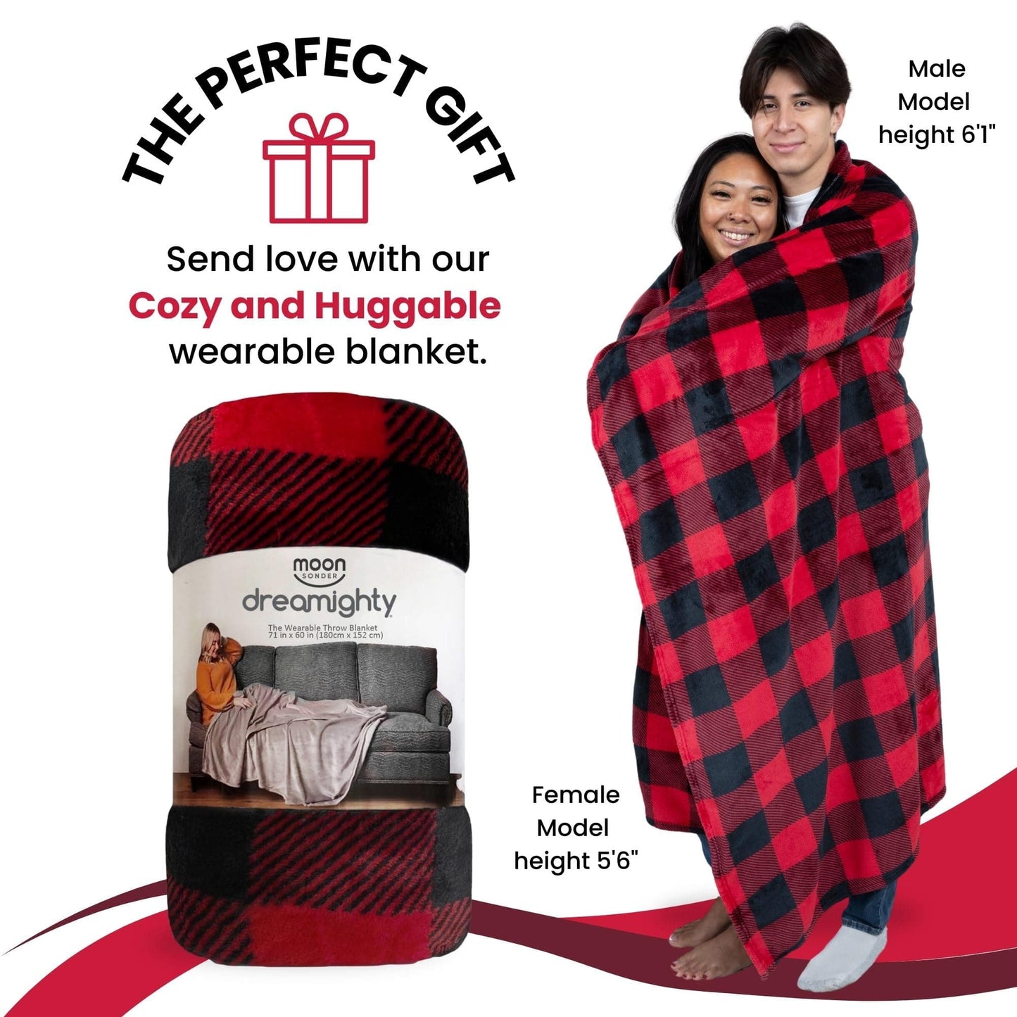 Wearable Blanket Women and Men - Cozy Wearable Blanket Adult