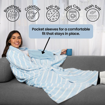 Wearable Blanket Women and Men - Cozy Wearable Blanket Adult