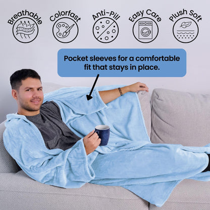 Wearable Blanket Women and Men - Cozy Wearable Blanket Adult