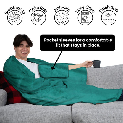 Wearable Blanket Women and Men - Cozy Wearable Blanket Adult