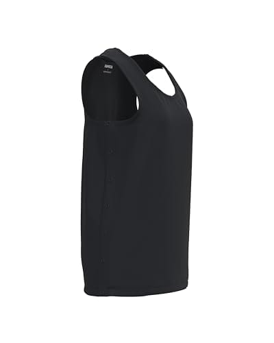 Mastectomy Recovery Tank Top with Four Drain Pockets & Snap-Access