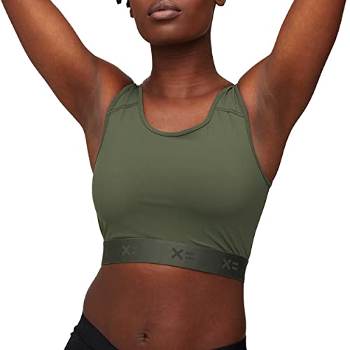 Compression Bra, Chest Binder Alternative, Wireless Full Coverage Medium Support Top, Athletic Sports Bra